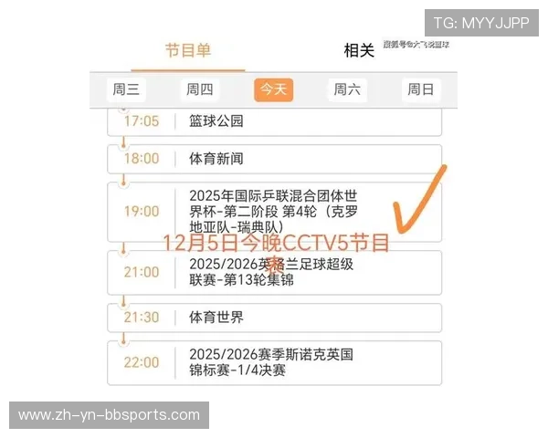 CCTV5官方NBA直播入口及节目单查询